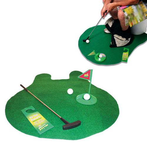 Mini golf para el baño - wc golf pottyputter