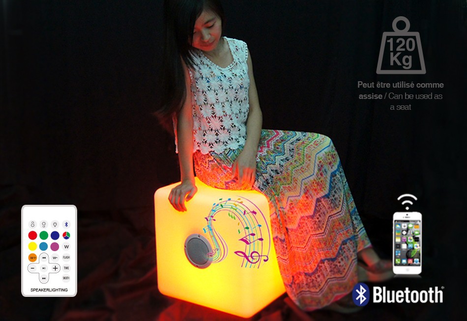 fiesta altavoz led bluetooth