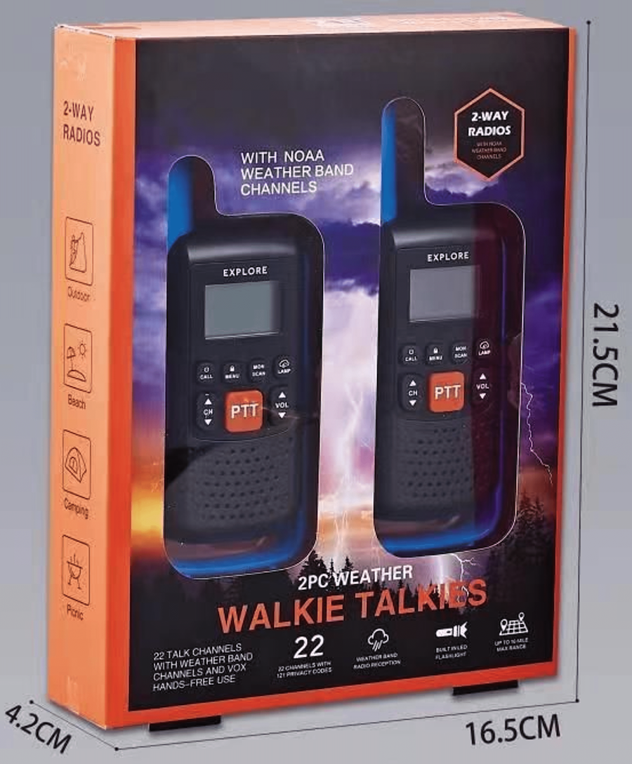 Radios de 22 canales con linterna integrada