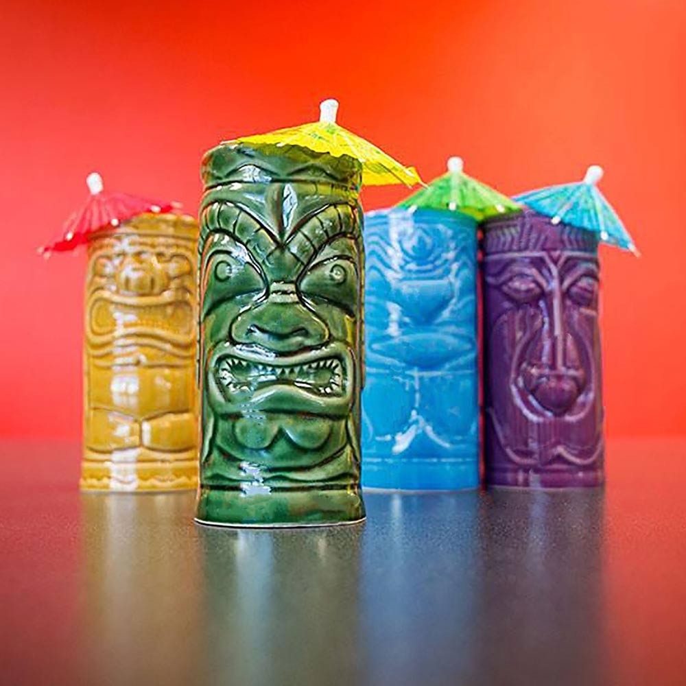 tazas tiki - tazas tribales exóticas - tazas tiki